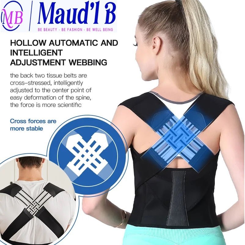 Correcteur de posture ajustable pour le dos Femmes&Hommes ™ - Maud'L B